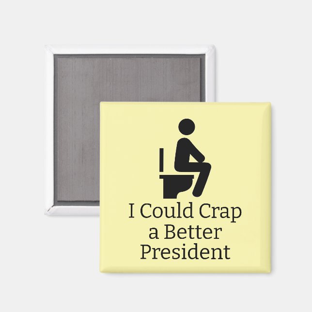 Bättre presidentmagnet magnet (Front/Back)