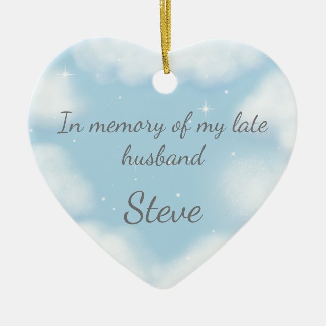 "Bättre sent än aldrig" Lönsammare Anpassningsbar  Julgransprydnad Keramik (Framsidan)