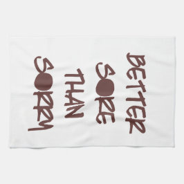 Bättre skav än ledsen Motivational genomkörare Kökshandduk