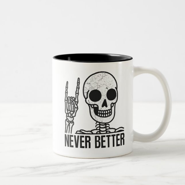Bättre Skeleton Två-Tonad Mugg (Höger)
