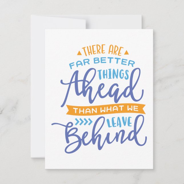 Bättre tider framöver nytt år julkort (Framsida)