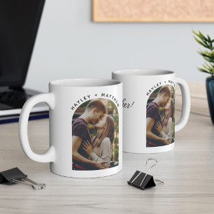 Bättre tillsammans Alla hjärtans dag Par Photo Kaffemugg