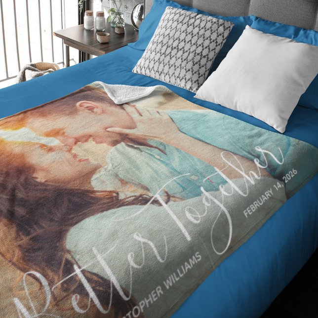 Bättre tillsammans | Foto från Stollig Typography  Fleecefilt (Skapare uppladdad)