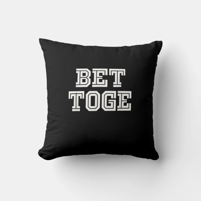 Bättre Tillsammans Matchande Par Minimal Design  Kudde (Framsida)