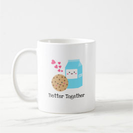 Bättre tillsammans med Kawaii Mjölk och Cookies Cu Kaffemugg