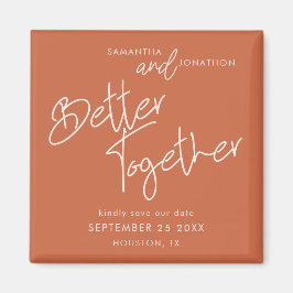 Bättre tillsammans med skriptet Terracotta Spara d Magnet