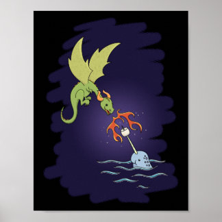 Bättre tillsammans - Narwhal och Dragon Poster