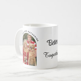 Bättre Tillsammans Redigerbart Namn | Anpassad Val Kaffemugg