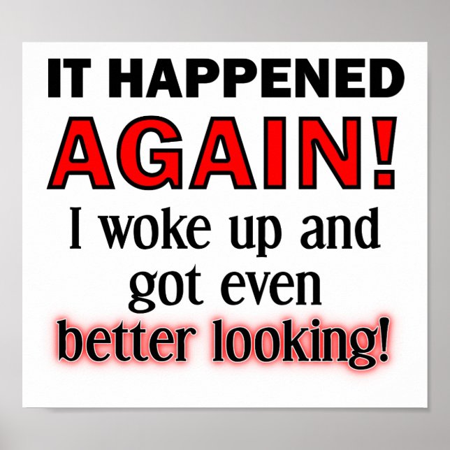 Bättre Tittar flyktigt Poster (Framsidan)