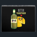 Bättre Toger - Cute Vin och Cheese Pun Kalender<br><div class="desc">Bättre Toger - Cute Vin och Cheese Pun</div>