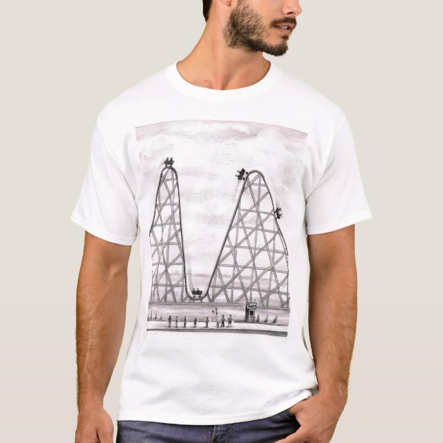 Bättre Underlägg på Amusement Park Draw T Shirt (Framsida)