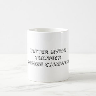 Bättre uppehälle till och med modern kemi kaffemugg