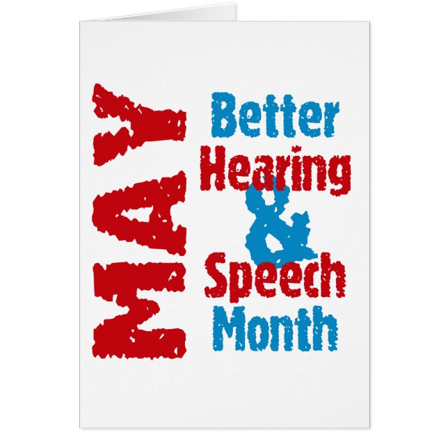 Bättre utfrågning- & talmånad hälsningskort (Framsidan)
