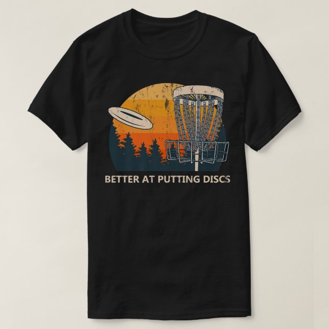 Bättre vid inmatningsdiskar Friends Disk Golf Budd T Shirt (Design framsida)