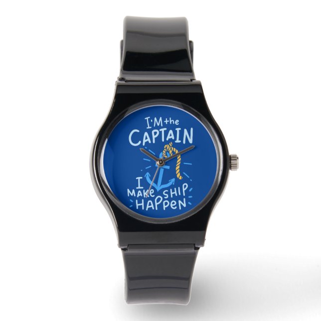 Båttur - jag är kapten armbandsur (Framsida)