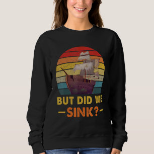 Båttur Men Sjönk Vi Flatbottnad Ponton Kapten M T Shirt