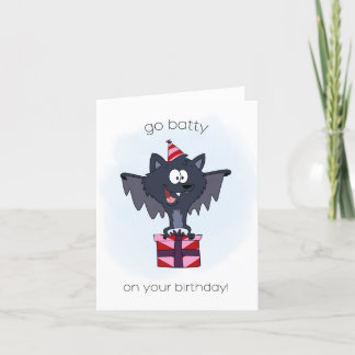 Batty Birthday Kort