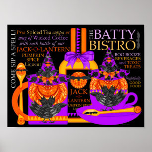 Batty Bistro Poster