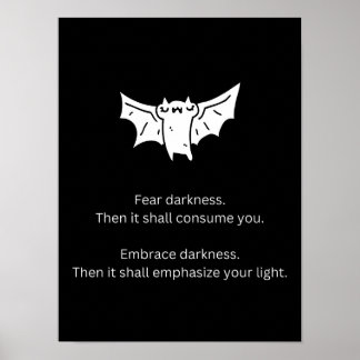 Batty Fladdermus Poster