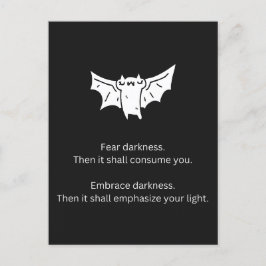 Batty Fladdermus Vykort