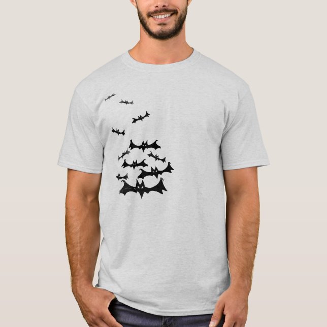 Batty för fladdermöss t shirt (Framsida)