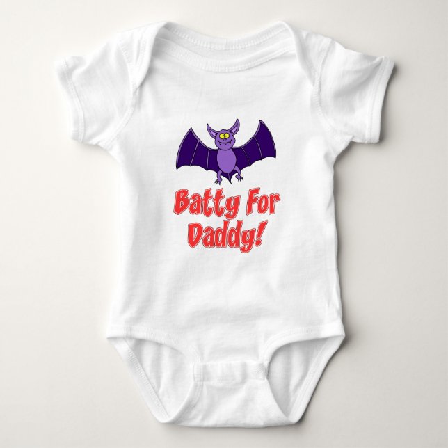 Batty for pappa tee (Framsida)
