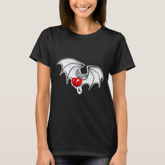Batty Heart T Shirt