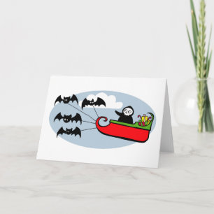 Batty jul Sleigh Helgkort