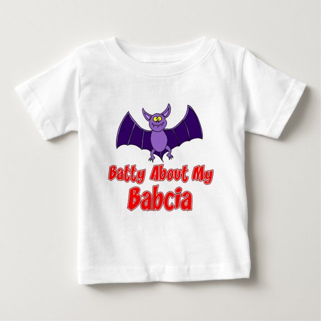 Batty om min Babcia Tee Shirt (Framsida)