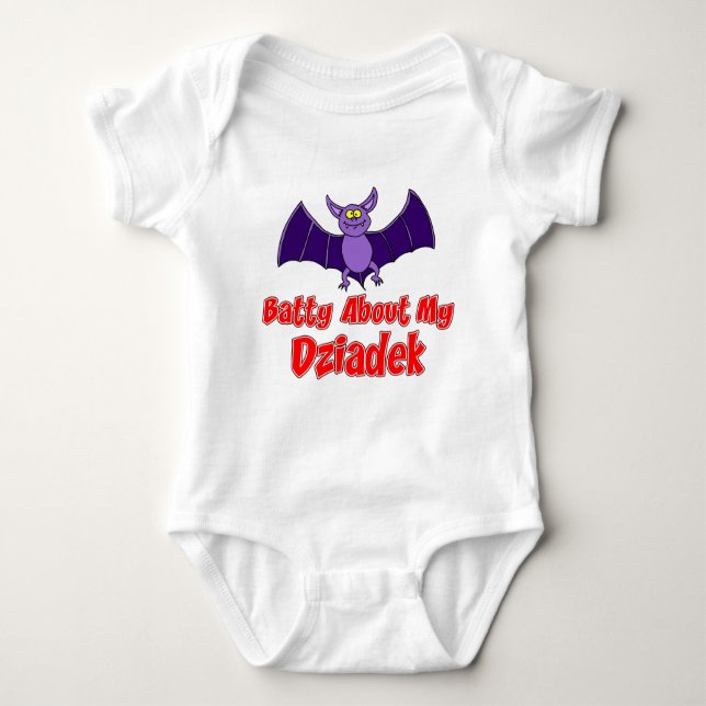 Batty Om min Dziadek T-shirt (Framsida)