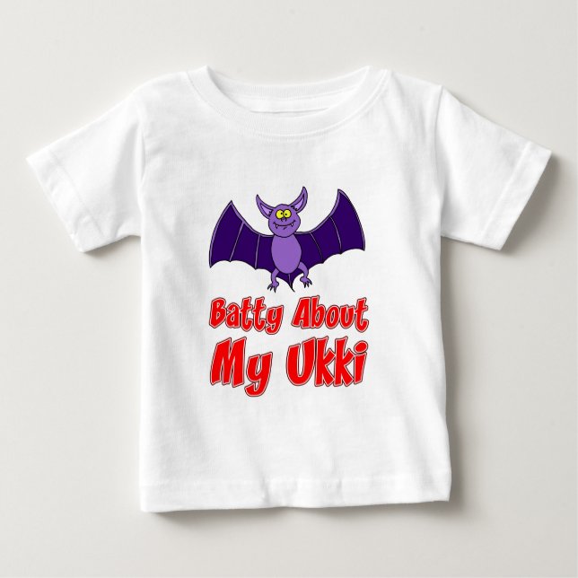 Batty Om min Ukki Tee Shirt (Framsida)