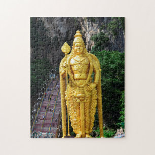 Batu Caves Buddha-statyer-Malaysia. Pussel