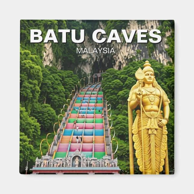 Batu Caves Malaysia Selangor Magnet (Framsidan)