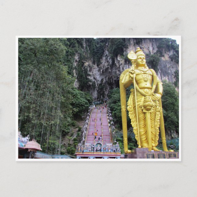 batu caves-status vykort (Framsida)
