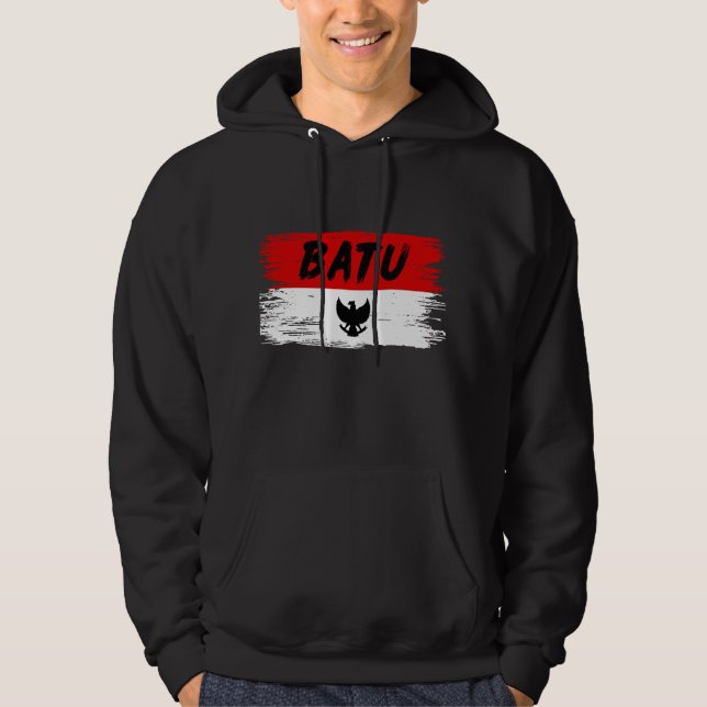 Batu Indonesia Hoodie (Framsida)
