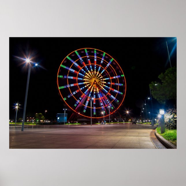 Batumi City Georgia, Ferris-hjul Poster (Framsidan)
