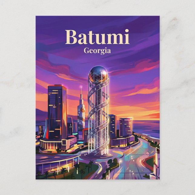 Batumi Georgien Vykort (Framsida)