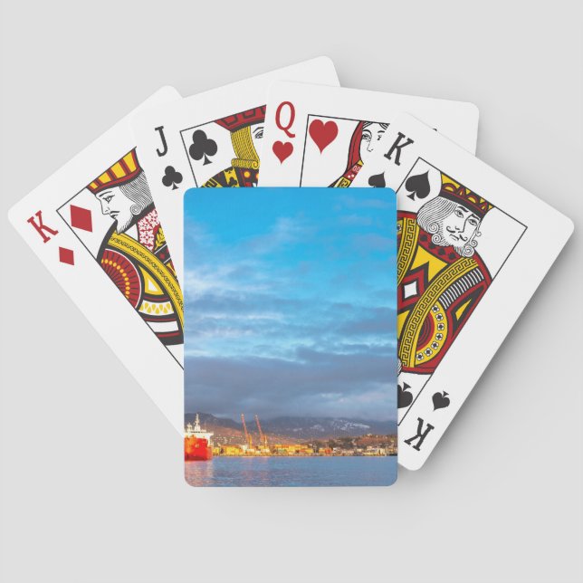 Batumi hamn casinokort (Baksidan)