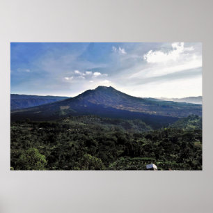 Batur Lava-flöde Poster
