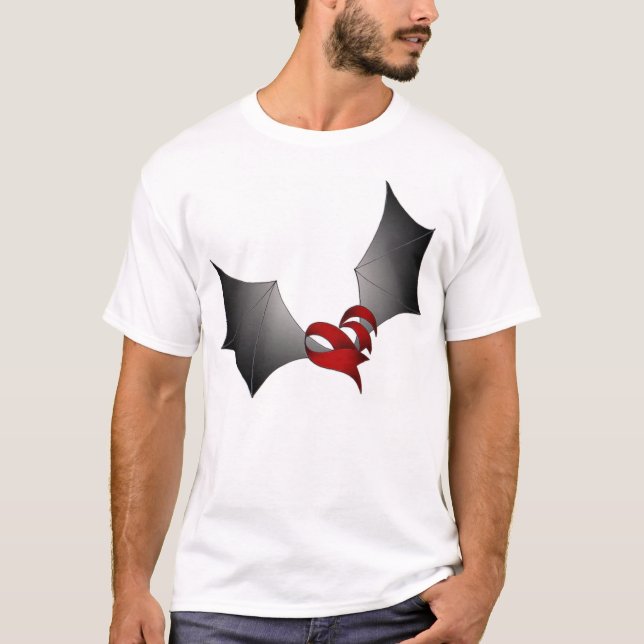 Batwinghjärta Tee Shirt (Framsida)