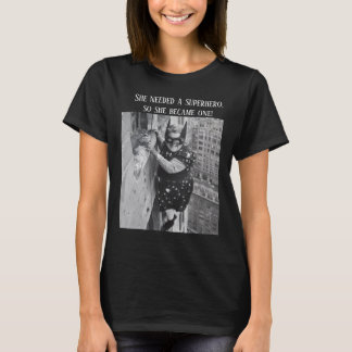 Batwoman AI-genererad rolig fotokomisk tema T Shirt