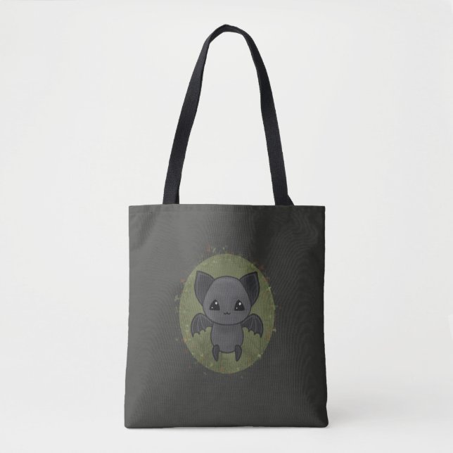Baty Om natur - gotiic/Pagan themed Tote Bag Tygkasse (Framsida)