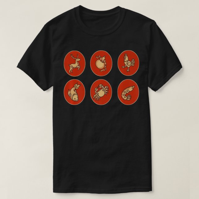 Bau Cua Tom Ca Vietnamese Game Premium  T Shirt (Design framsida)