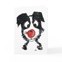 Bauble Pup julkort