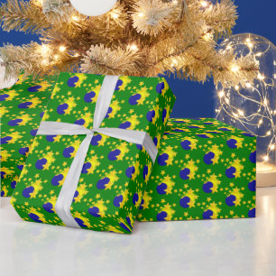 Bauble Stars jul Presentpapper
