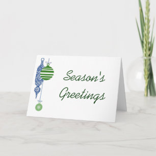 Baubles Design Personlig jul Helgkort