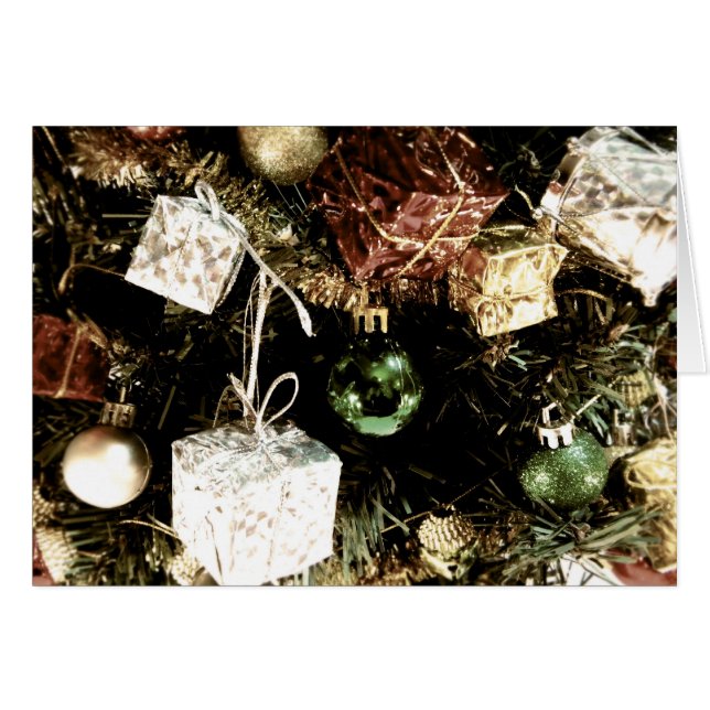 Baubles Hälsningskort (Framsidan Horizontal)