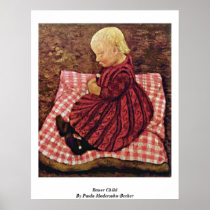Bauer barn av Paula Modersohn-Becker Poster