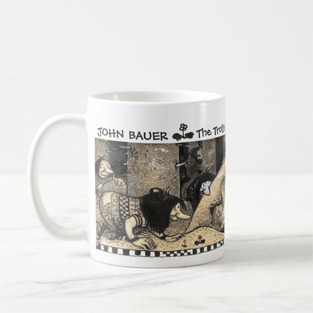 Bauer Domberget Troll förväntar sig besökare CC058 Kaffemugg (Vänster)