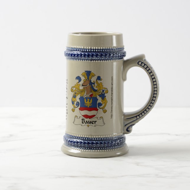 Bauer familjvapensköld Stein Sejdel (Höger)
